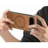 Phonesta Retro Vegan Leather MagSafe Back Cover hoesje voor Google Pixel 10 Pro XL - Bruin 2