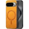 Phonesta Retro Vegan Leather MagSafe Back Cover hoesje voor Google Pixel 10 Pro XL - Oranje