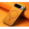 Phonesta Retro Vegan Leather MagSafe Back Cover hoesje voor Google Pixel 10 Pro XL - Oranje 4