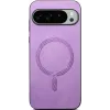 Phonesta Retro Vegan Leather MagSafe Back Cover hoesje voor Google Pixel 10 Pro XL - Paars 0