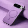 Phonesta Retro Vegan Leather MagSafe Back Cover hoesje voor Google Pixel 10 Pro XL - Paars 2