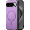 Phonesta Retro Vegan Leather MagSafe Back Cover hoesje voor Google Pixel 10 Pro XL - Paars 3