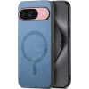Phonesta Retro Vegan Leather MagSafe Back Cover hoesje voor Google Pixel 10 / 10 Pro - Blauw 0