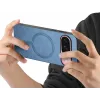 Phonesta Retro Vegan Leather MagSafe Back Cover hoesje voor Google Pixel 10 / 10 Pro - Blauw 2