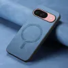 Phonesta Retro Vegan Leather MagSafe Back Cover hoesje voor Google Pixel 10 / 10 Pro - Blauw 3