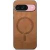 Phonesta Retro Vegan Leather MagSafe Back Cover hoesje voor Google Pixel 10 / 10 Pro - Bruin 2