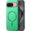 Phonesta Retro Vegan Leather MagSafe Back Cover hoesje voor Google Pixel 10 / 10 Pro - Groen