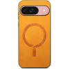 Phonesta Retro Vegan Leather MagSafe Back Cover hoesje voor Google Pixel 10 / 10 Pro - Oranje 1