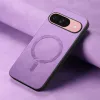 Phonesta Retro Vegan Leather MagSafe Back Cover hoesje voor Google Pixel 10 / 10 Pro - Paars 3