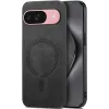 Phonesta Retro Vegan Leather MagSafe Back Cover hoesje voor Google Pixel 10 / 10 Pro - Zwart 0