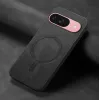Phonesta Retro Vegan Leather MagSafe Back Cover hoesje voor Google Pixel 10 / 10 Pro - Zwart 3