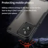 Phonesta Shockproof Armor Back Cover hoesje voor Motorola Moto G55 - Zwart 4