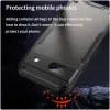 Phonesta Shockproof Armor Back Cover hoesje voor Google Pixel 8a - Zwart 4