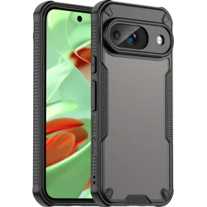 Phonesta Shockproof Armor Back Cover hoesje voor Google Pixel 9 - Zwart