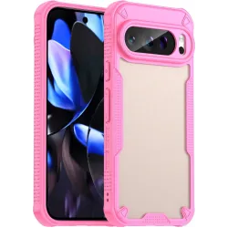 Phonesta Shockproof Armor Back Cover hoesje voor Google Pixel 9 Pro - Roze