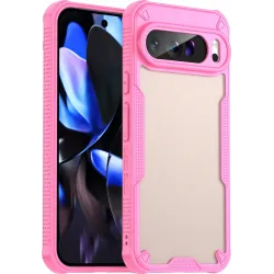 Phonesta Shockproof Armor Back Cover hoesje voor Google Pixel 9 Pro XL - Roze