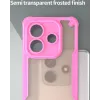 Phonesta Shockproof Armor Back Cover hoesje voor Xiaomi Redmi Note 14 - Roze 5