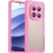 Phonesta Shockproof Armor Back Cover hoesje voor Xiaomi Redmi Note 14 Pro 5G / Xiaomi Poco X7 - Roze