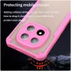 Phonesta Shockproof Armor Back Cover hoesje voor Xiaomi Redmi Note 14 Pro Plus - Roze 4