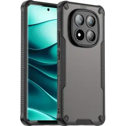 Phonesta Shockproof Armor Back Cover hoesje voor Xiaomi Redmi Note 14 Pro Plus - Zwart