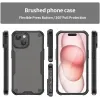 Phonesta Shockproof Armor Back Cover hoesje voor Apple iPhone 15 - Zwart 2