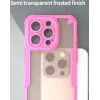 Phonesta Shockproof Armor Back Cover hoesje voor Apple iPhone 15 Pro - Roze 5