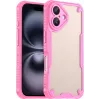 Phonesta Shockproof Armor Back Cover hoesje voor Apple iPhone 16 Plus - Roze