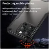 Phonesta Shockproof Armor Back Cover hoesje voor Apple iPhone 16 Pro - Zwart 4