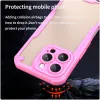 Phonesta Shockproof Armor Back Cover hoesje voor Apple iPhone 16 Pro Max - Roze 4
