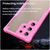 Phonesta Shockproof Armor Back Cover hoesje voor Samsung Galaxy S23 Ultra - Roze 4