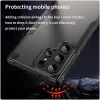 Phonesta Shockproof Armor Back Cover hoesje voor Samsung Galaxy S23 Ultra - Zwart 4