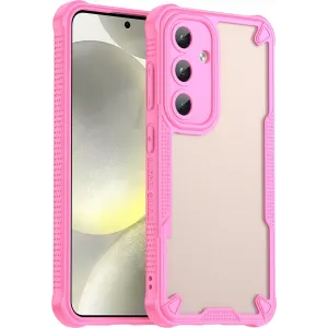 Phonesta Shockproof Armor Back Cover hoesje voor Samsung Galaxy S25/S24 - Roze