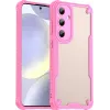 Phonesta Shockproof Armor Back Cover hoesje voor Samsung Galaxy S25 Plus/S24 Plus - Roze