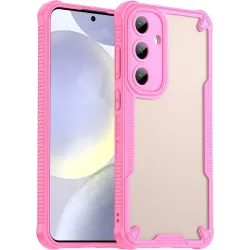 Phonesta Shockproof Armor Back Cover hoesje voor Samsung Galaxy S25 Plus/S24 Plus - Roze