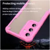 Phonesta Shockproof Armor Back Cover hoesje voor Samsung Galaxy S25 Plus/S24 Plus - Roze 4