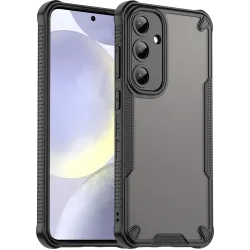 Phonesta Shockproof Armor Back Cover hoesje voor Samsung Galaxy S25 Plus/S24 Plus - Zwart