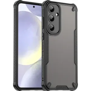 Phonesta Shockproof Armor Back Cover hoesje voor Samsung Galaxy S25 Plus/S24 Plus - Zwart