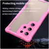 Phonesta Shockproof Armor Back Cover hoesje voor Samsung Galaxy S24 Ultra - Roze 4
