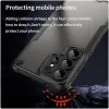 Phonesta Shockproof Armor Back Cover hoesje voor Samsung Galaxy S25 Ultra - Zwart 4