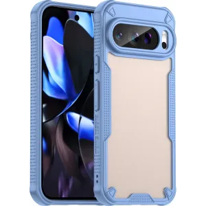 Phonesta Shockproof Armor Back Cover hoesje voor Google Pixel 9 Pro - Blauw