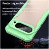 Phonesta Shockproof Armor Back Cover hoesje voor Google Pixel 9 Pro - Groen 4