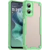 Phonesta Shockproof Armor Back Cover hoesje voor Motorola Moto G35 - Groen