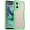 Phonesta Shockproof Armor Back Cover hoesje voor Motorola Moto G35 - Groen