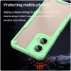 Phonesta Shockproof Armor Back Cover hoesje voor Motorola Moto G35 - Groen 4