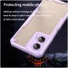 Phonesta Shockproof Armor Back Cover hoesje voor Motorola Moto G35 - Paars 4