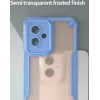 Phonesta Shockproof Armor Back Cover hoesje voor Motorola Moto G55 - Blauw 5
