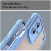 Phonesta Shockproof Armor Back Cover hoesje voor Motorola Moto G55 - Blauw 6