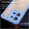 Phonesta Shockproof Armor Back Cover hoesje voor Motorola Moto G75 - Blauw 4