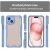Phonesta Shockproof Armor Back Cover hoesje voor Apple iPhone 15 - Blauw 2