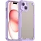 Phonesta Shockproof Armor Back Cover hoesje voor Apple iPhone 15 - Paars